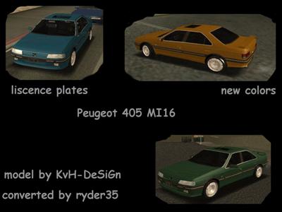 Peugeot 405 Mi16